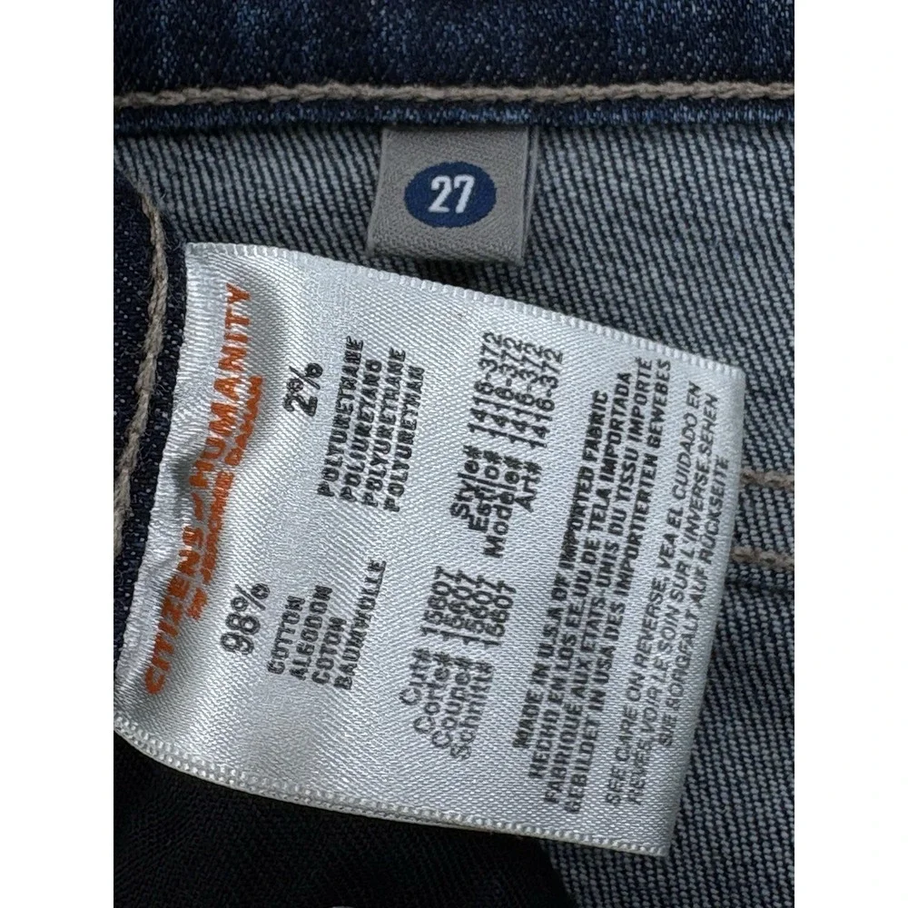 Citizens of Humanity Rocket High Rise Skinny Jean Women 27 Dark Wash Full Length - Picture 5 of 9